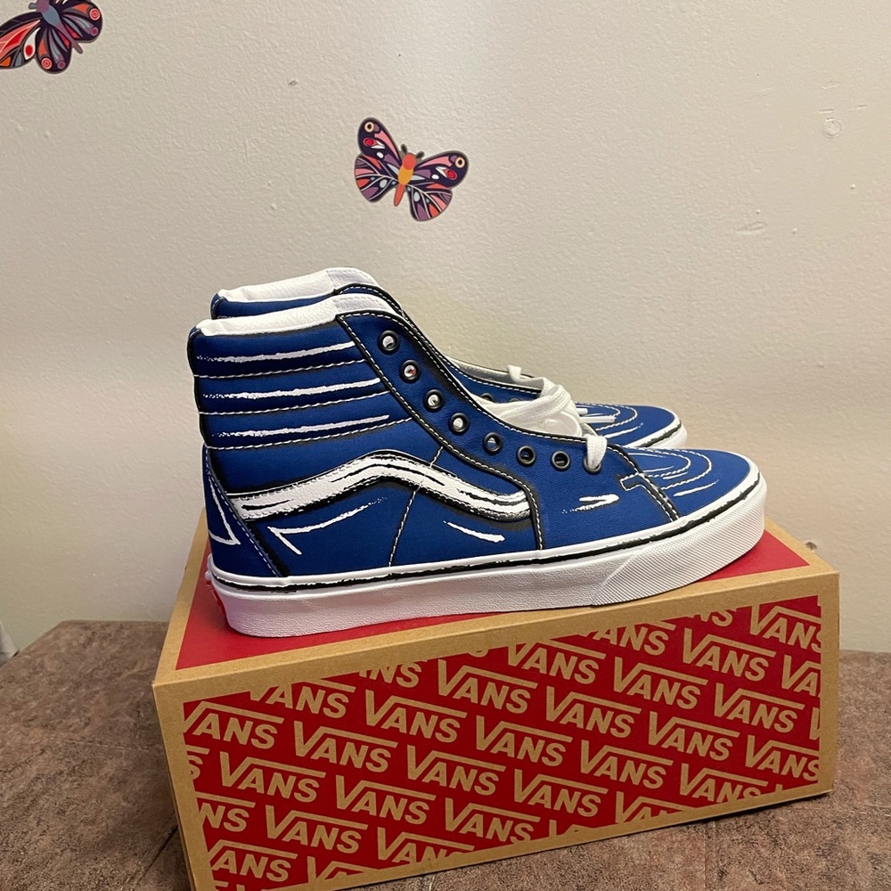 Vans Sk8 Sketch Hi Top Blue NEW IN BOX ‼️ UNISEX